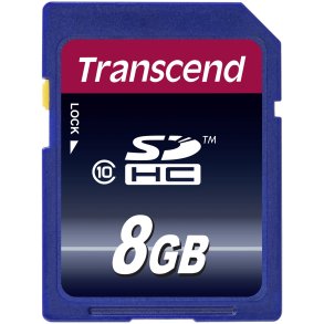 Transcend SDHC               8GB Class 10