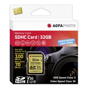 AgfaPhoto SDHC UHS I        32GB Professional High Speed