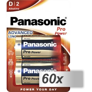 60x2 Panasonic Pro Power Mono D LR 20              PU master box
