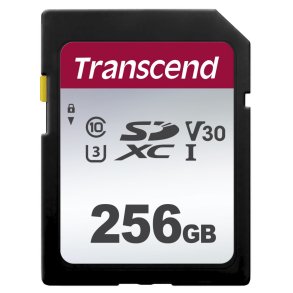 Transcend SDXC 300S        256GB Class 10 UHS-I U3 V30