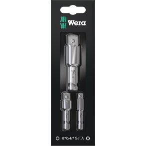 WERA 870/4/7 Set A SB Tool Shafts