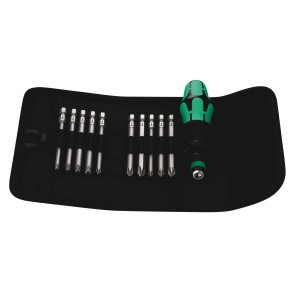 WERA Kraftform Kompakt 41 Pouch with 89 mm-long bits