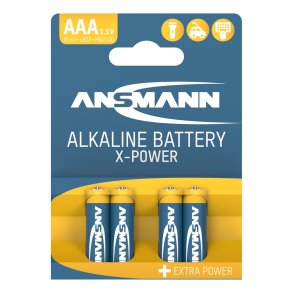 1x4 Ansmann Alkaline Micro AAA LR 03 X-Power
