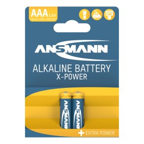 1x2 Ansmann Alkaline Micro AAA LR 03 X-Power