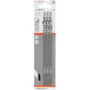 Bosch Jigsaw Blade T  744 D Wood, 3 pcs.