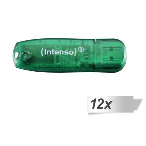 12x1 Intenso Rainbow Line    8GB USB Stick 2.0