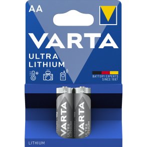 10x2 Varta Ultra Lithium Mignon AA LR 6