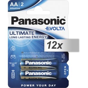 12x2 Panasonic Evolta LR 6 Mignon                LR6EGE/2BP