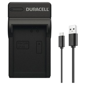 Duracell Charger with USB Cable for DR9925/LP-E5
