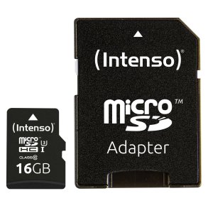 Intenso microSDHC           16GB C10 UHS-I Professional + Adapter