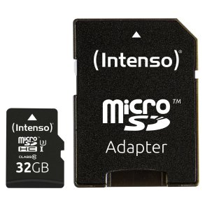 Intenso microSDHC           32GB C10 UHS-I Professional + Adapter