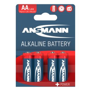 20x4 Ansmann Alkaline Mignon AA LR 6 red-line