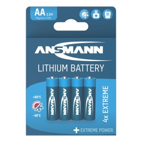 100x4 Ansmann Extreme Lithium Mignon AA LR 6