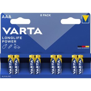 1x8 Varta Longlife Power Micro AAA LR03