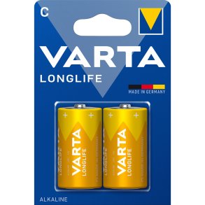 1x2 Varta Longlife Baby C LR 14