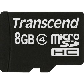 Transcend microSDHC          8GB Class 4