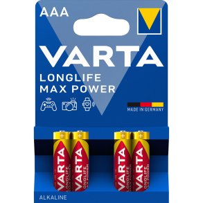 10x4 Varta Longlife Max Power Micro AAA LR03 VPE Inner Box