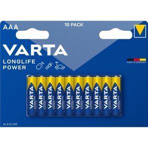 20x10 Varta Longlife Power Micro AAA LR03        VPE Inner Box