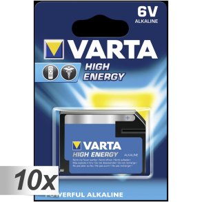 10x1 Varta Longlife Power Flat Pack 4 LR 61      PU inner box