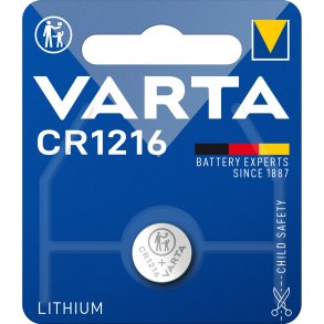 10x1 Varta electronic CR 1216 PU inner box