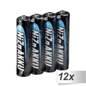 12x4 Ansmann NiZn bat. Micro AAA 900 mWh      1321-0001