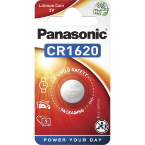 1 Panasonic CR 1620 Lithium Power