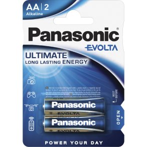 1x2 Panasonic Evolta LR 6 Mignon AA                    LR6EGE/2BP