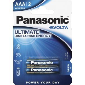 1x2 Panasonic Evolta LR 03 Micro AAA                  LR03EGE/2BP