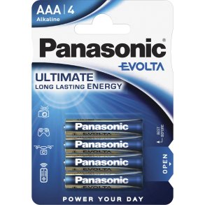 1x4 Panasonic Evolta LR 03 Micro AAA