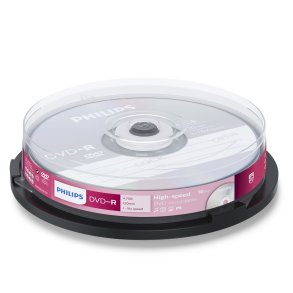 1x10 Philips DVD-R 4,7GB 16x SP