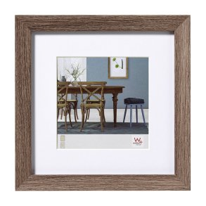 Walther Fiorito nut tree 20x20 Wood incl. Passepartout EF220N