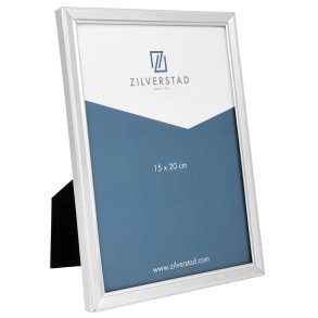 Zilverstad Perlrand silver 15x20 Metal Portrait narrow 7152231