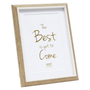 Deknudt S46WG4 P1 Resin    30x40 Nature/White with Passepartout