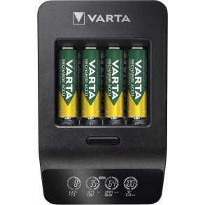 Varta LCD Smart Charger+ incl. 4 Batteries 2100 mAh AA