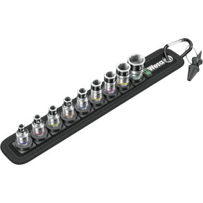 WERA Belt A 1 Zyklop socket set w. holding funtion 1/4  drive