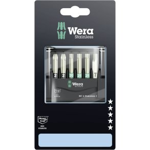 WERA Bit-Check 6 Stainless 1 SB Bit-Check