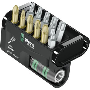 WERA Bit-Check 12 Wood 1 Bit set