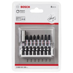 Bosch Impact Control 50 mm 8-pcs Bitpack