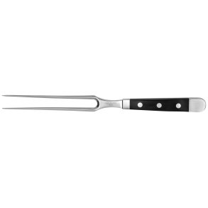 GÃ¼de Alpha meat fork    18cm POM black 1096/18