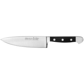 GÃ¼de Alpha cooking knife 16 cm POM black 1805/16