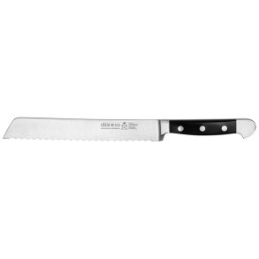 GÃ¼de Alpha bread knife 21 cm POM black 1430/21