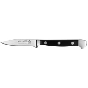 GÃ¼de Alpha vegetable knife 8 cm POM black 1708/08