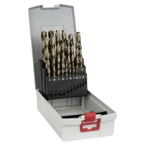 Bosch metal drill set HSS-Co w. Box 25 pcs  1,0-13,0 mm