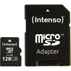 Intenso microSDXC          128GB C10 + Adapter