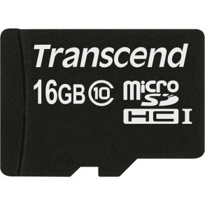 Transcend microSDHC         16GB Class 10