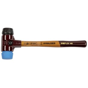 Halder SIMPLEX soft-face mallet 40 TPE-Soft/comp. rubber
