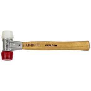 Halder BASEPLEX mallets w. zinc die cast housing & wooden handle