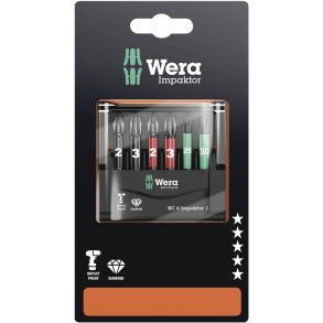 WERA Bit-Check 6 Impaktor 1 SB