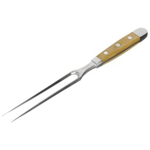 GÃ¼de Alpha Meat Fork 18cm Olive Wood