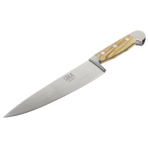 GÃ¼de Alpha cooking knife 21 cm Olive Wood